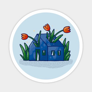 Tulip House Magnet